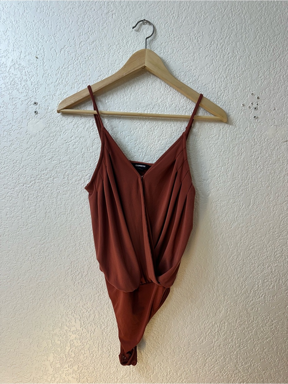 Express Rust Red Bodysuit - Picture 2 of 5